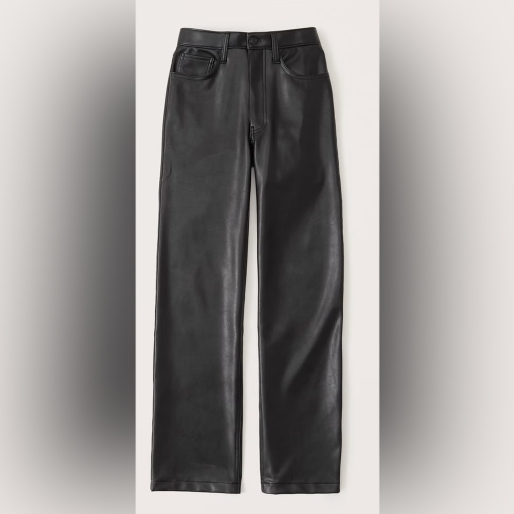 Abercrombie & Fitch Black Straight Leg Pants